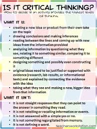 Workshop  Lesson plan through a critical thinking perspective Pinterest