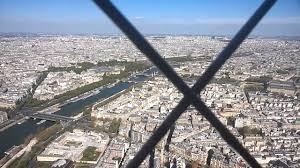 paris from the eiffel tower 3rd floor