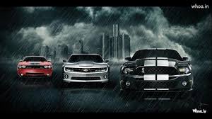 Dark Rainy Cars Hd Wallpaper