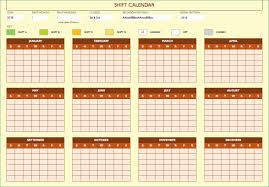 Shift Schedules Templates Average Free Work Schedule Templates For