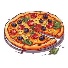 cartoon pizza ai generative 23215441 png