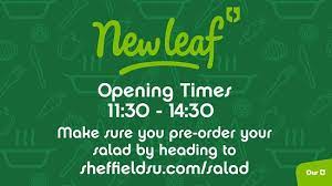 new leaf is the sheffield student union