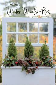 A Wonderful Winter Window Box Planter