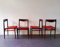 set of 4 dining chairs by lübke