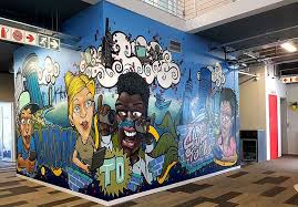 Seacom Office Murals By Artists