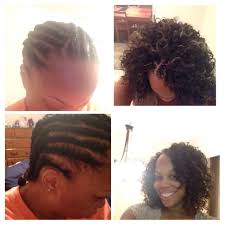 This amazing hairstyle helps us to show our creativity with different texture, color, and length as well. Before And After Crochet Braid With Freetress Gogo Hair Curly Hair Styles Naturally Crochet Hair Styles Hair Styles