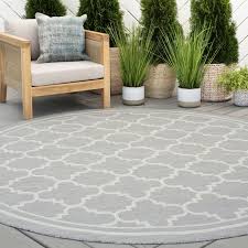 transitional area rug 5 3 round