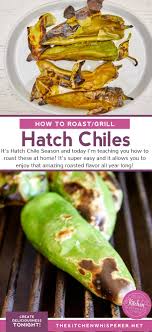 how to roast hatch chile peppers on the