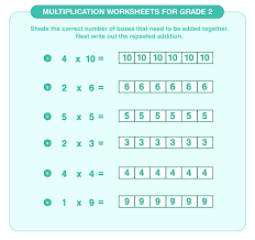 Multiplication Worksheets For Grade 2
