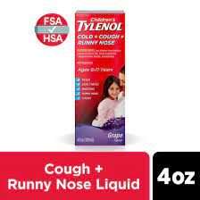 children s tylenol cold cough runny