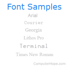 what is a font