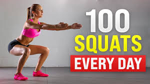 What Happens To Your Body When You Squat 100 Times Every Day - YouTube