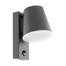 outdoor anthracite white pir wall lamp