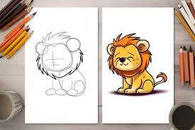 Lion Drawing Create A Majestic And