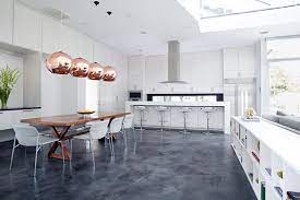 Kitchen floors need to withstand regular foot traffic, dropped meals and utensils, and spills. Kitchen Flooring Ideas The Top 12 Trends Of The Year Decor Aid