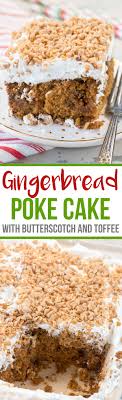 Mommy s kitchen recipes from my texas kitchen vintage. Gingerbread Poke Cake Crazy For Crust