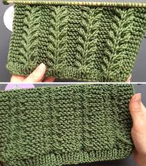 leaf motif knitting pattern you will