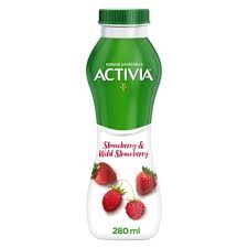 activia drinkable strawberry yogurt