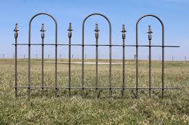 2 Tall Wrought Iron Garden Fence