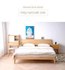 y nature solid oak bed frame bed