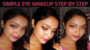 create a simple eye makeup eye