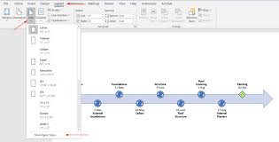 a timeline in word free template
