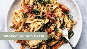 smoked salmon pasta easy recipe