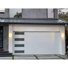 elegant garage door white sand 16 x 8