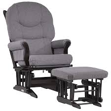 Dutailier Sleigh 0374 Glider Multiposition Lock Recline With Ottoman Included