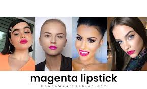 magenta lipstick howtowear fashion