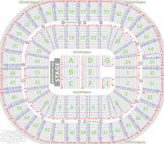 Melbourne Rod Laver Arena Detailed Seat Row Numbers