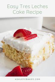 easy tres leches cake recipe with