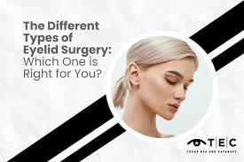 the diffe types of eyelid surgery