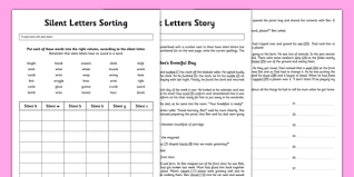 Silent Letters Worksheet Activity Sheet Pack Silent Letters