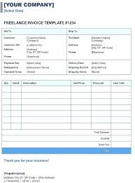 Invoice Template Pages Luxury Freelance Excel Teran Co