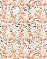 Feel free to send us your own wallpaper and we will consider adding it to appropriate category. Shop Bohemian Orange Flowers Peel Stick Removable Wallpaper