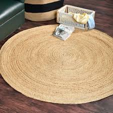 hand woven braided jute area rug