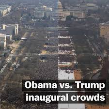 Obama vs. Trump inaugural crowds | Facebook