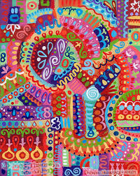 Colorful Abstract Art Detailed