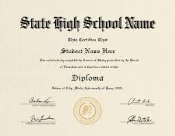 Us High School Diploma Style 6 Buy Diploma Online