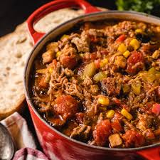 brunswick stew with brisket and pulled