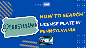 pennsylvania license plate search