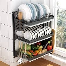 Kitchen Storage Shelf Dish Rack