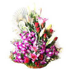 orchid and lily spell gifts to hyderabad