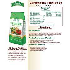 espoma organic garden tone herb