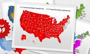 U S Powerpoint Maps Standard Kit Maps4powerpoint Com