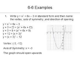 chapter 6 exploring quadratic functions