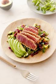 seared ahi tuna salad with sesame