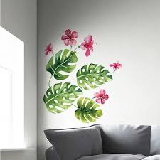Decor Line Tropical Wall Green Decal