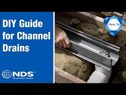 How To Install A Channel Drain Diy